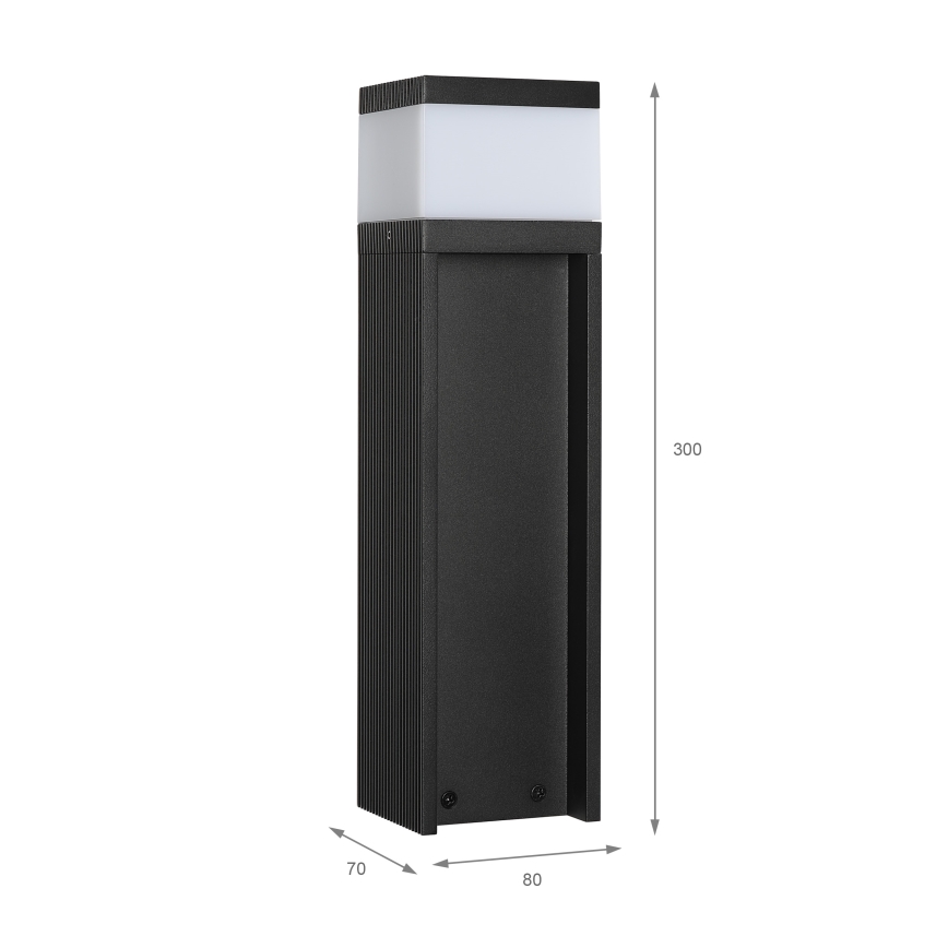 Lampă de exterior VESPER 1x G9 / 5 W / 230 V, IP44, 30 cm, neagră