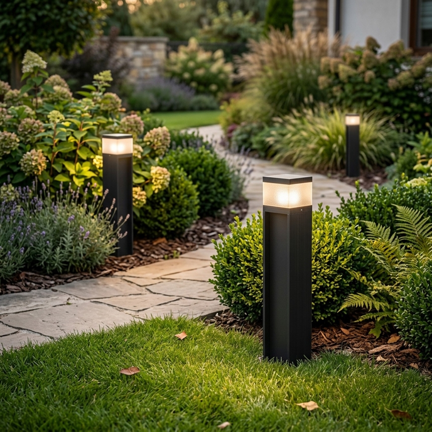 Lampă de exterior VESPER 1xG9/5W/230V IP44 50 cm neagră