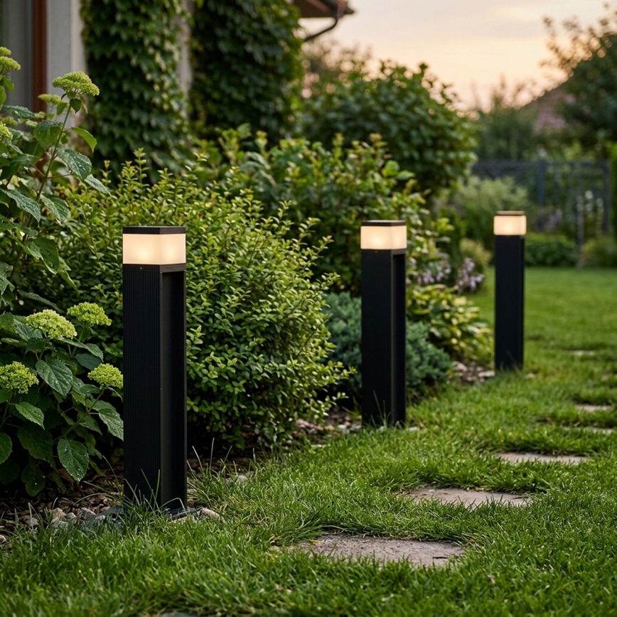 Lampă de exterior VESPER 1xG9/5W/230V IP44 50 cm neagră