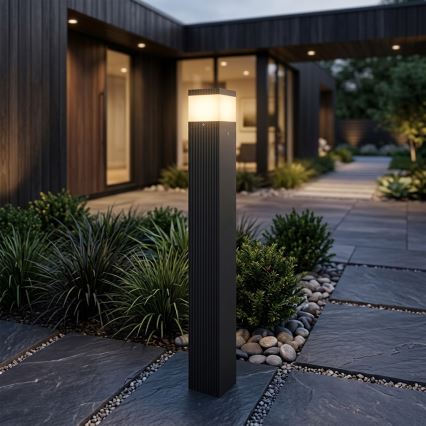 Lampă de exterior VESPER 1xG9/5W/230V IP44 80 cm neagră