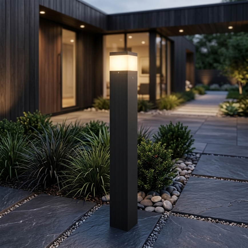 Lampă de exterior VESPER 1xG9/5W/230V IP44 80 cm neagră
