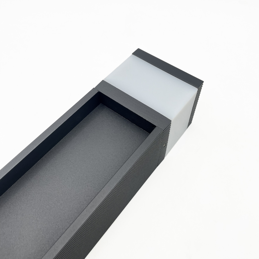 Lampă de exterior VESPER 1xG9/5W/230V IP44 80 cm neagră