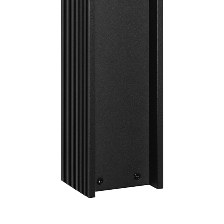 Lampă de exterior VESPER 1xG9/5W/230V IP44 80 cm neagră