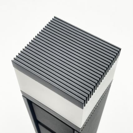 Lampă de exterior VESPER, cu 2 prize, 1xG9/5W/230V, IP44, 30 cm, neagră