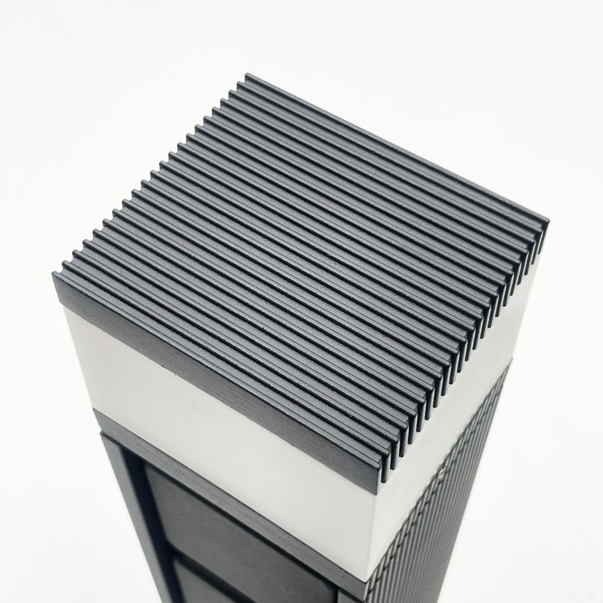 Lampă de exterior VESPER, cu 2 prize, 1xG9/5W/230V, IP44, 30 cm, neagră