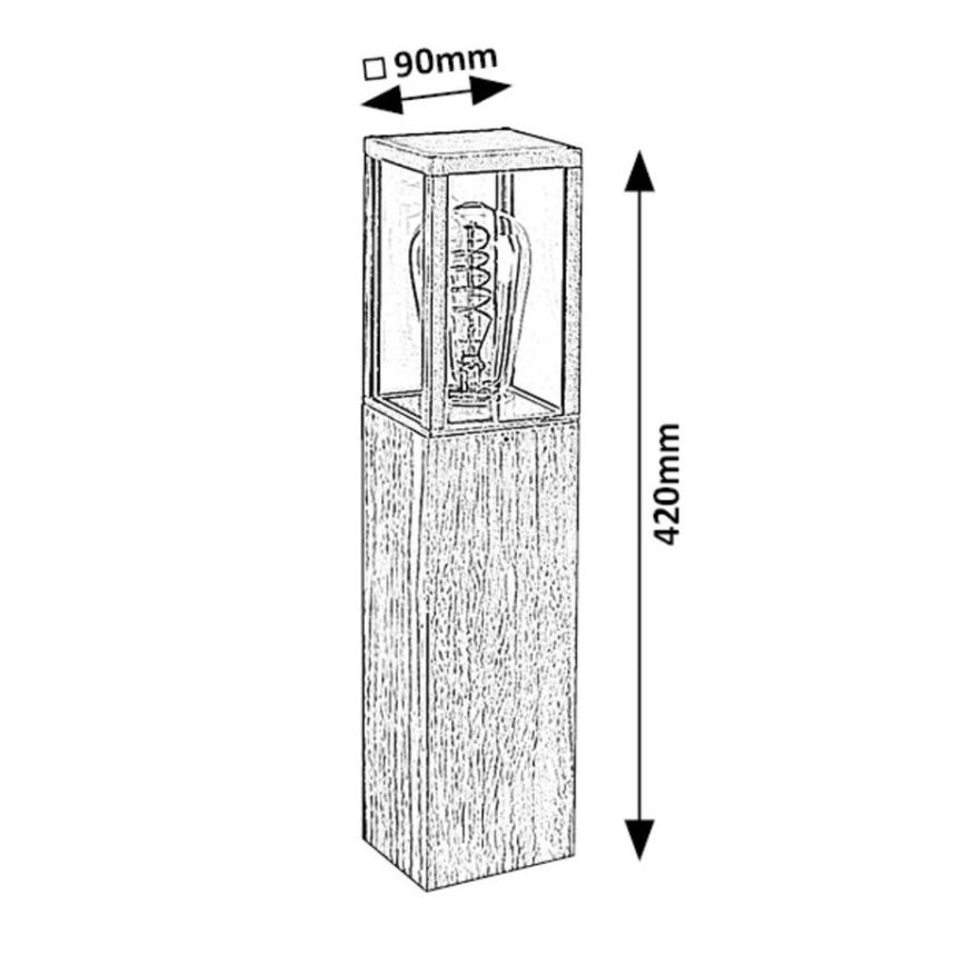 Lampă de exterior 1xE27/60W/230V IP44 Rabalux