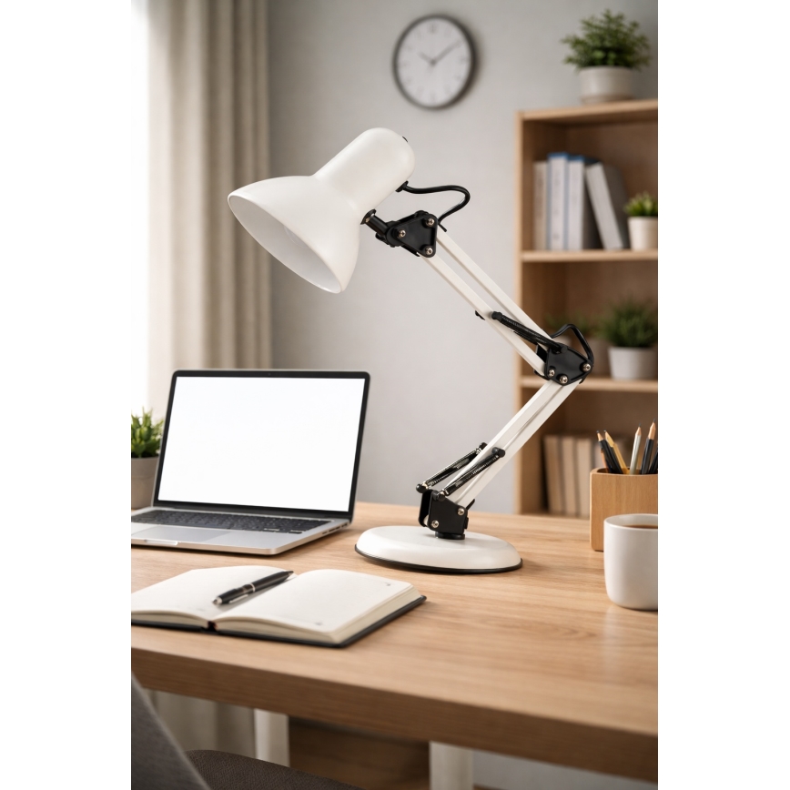 Lampă de masă, 1 x E14, 25 W, 230 V, albă