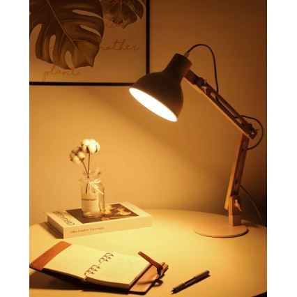 Lampă de masă 1 x E27, 40 W, 230 V, roz