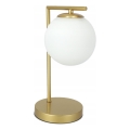 Lampă de masă 1x E27, 40 W, 230 V, auriu/alb