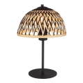 Lampă de masă 1xE27/15W/230V bambus Globo