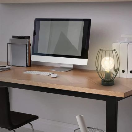 Lampă de masă 1xE27/25W/230V neagră