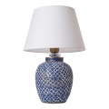 Lampă de masă 1xE27/40W/230V albastru