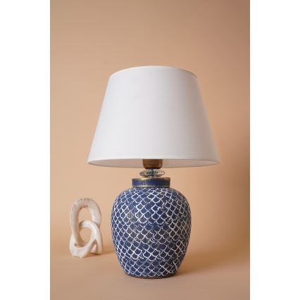 Lampă de masă 1xE27/40W/230V albastru