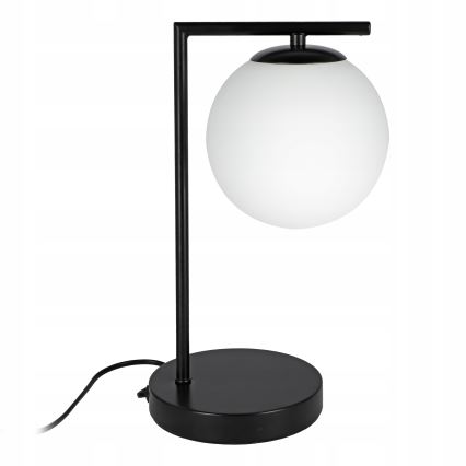 Lampă de masă 1xE27/40W/230V neagră/albă