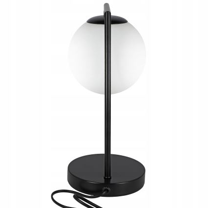 Lampă de masă 1xE27/40W/230V neagră/albă