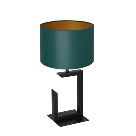Lampă de masă 1xE27/60W/230V 45 cm verde/aurie
