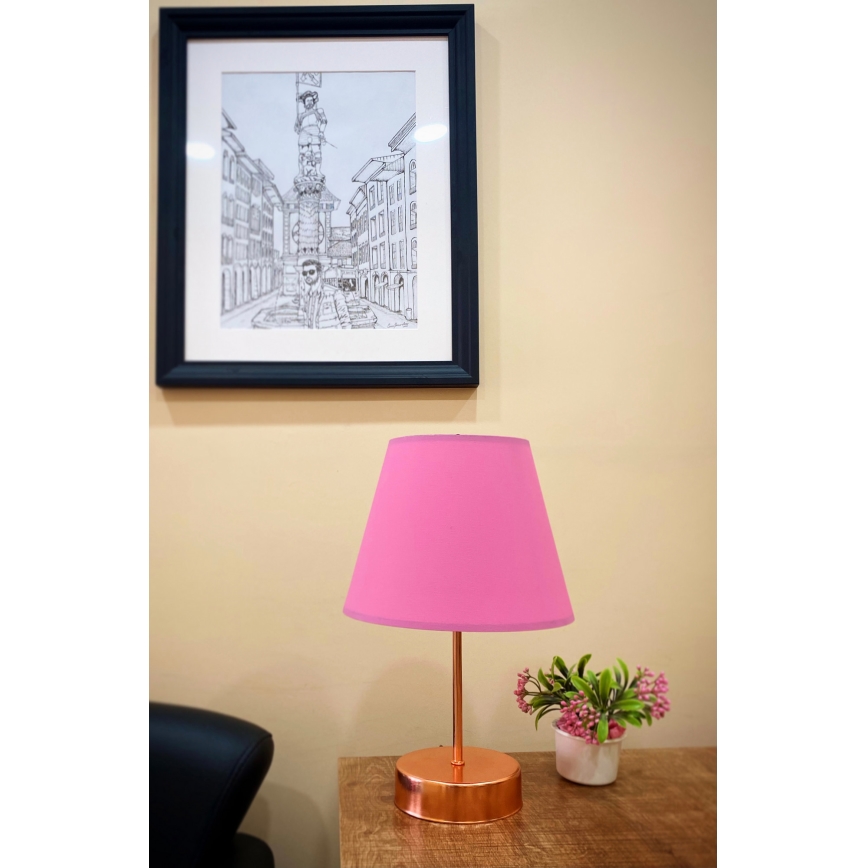 Lampă de masă 1xE27/60W/230V cupru