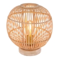 Lampă de masă 1xE27/60W230V bambus Globo