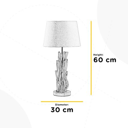 Lampă de masă AGAR 1xE27/22W/230V 60 cm ONLI