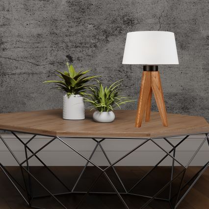 Lampă de masă AIDA 1xE27/60W/230V stejar