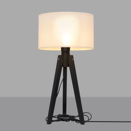 Lampă de masă ALBA 1xE27/15W/230V crem/pin