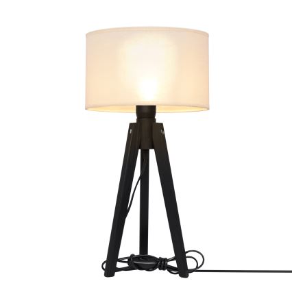 Lampă de masă ALBA 1xE27/15W/230V crem/pin