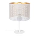 Lampă de masă ALDO 1xE27/60W/230V albă