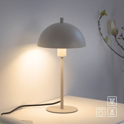 Lampă de masă ALI Schöner Wohnen 11726-39 1xE14/15W/230V, gri