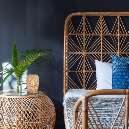 Lampă de masă 1xE14/25W/230V ratan Rabalux