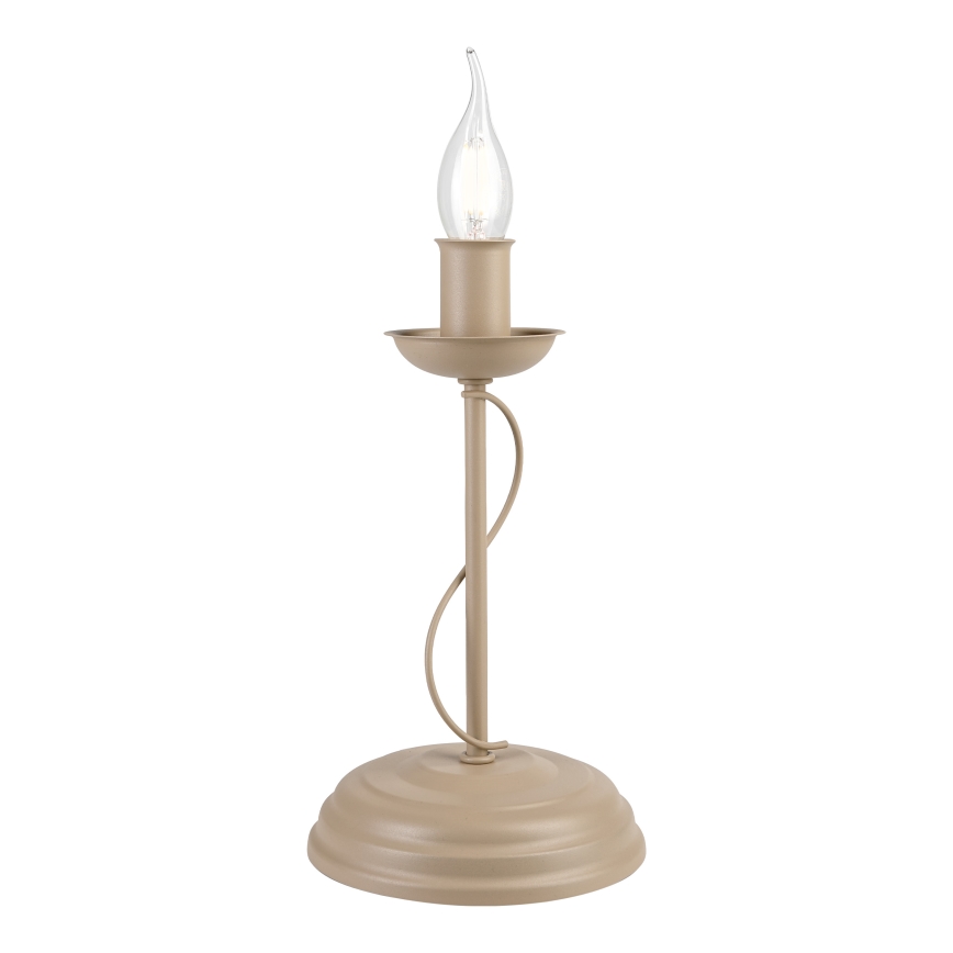 Lampă de masă ANTON 1xE14/60W/230V bej
