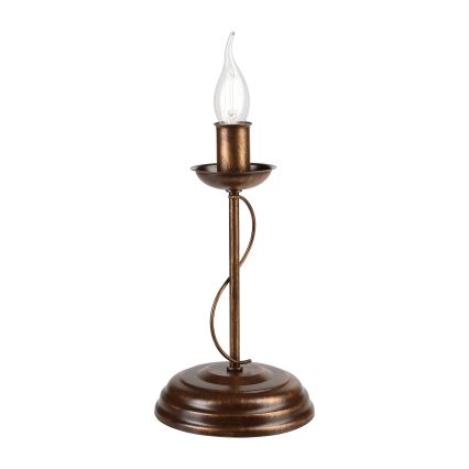 Lampă de masă ANTON 1xE14/60W/230V bronz