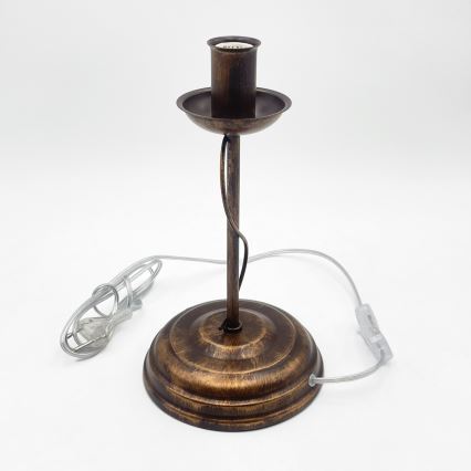 Lampă de masă ANTON 1xE14/60W/230V bronz