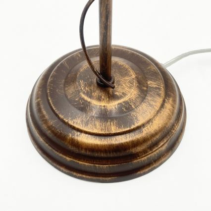 Lampă de masă ANTON 1xE14/60W/230V bronz