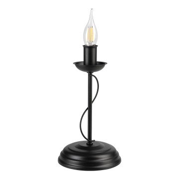 Lampă de masă ANTON 1xE14/60W/230V neagră
