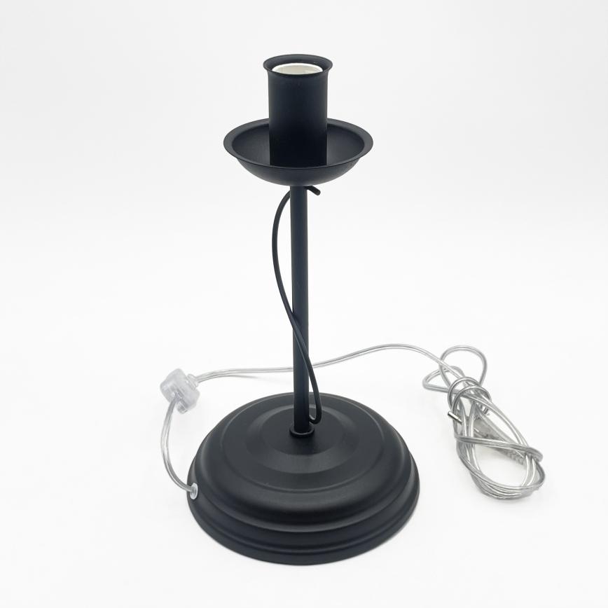 Lampă de masă ANTON 1xE14/60W/230V neagră
