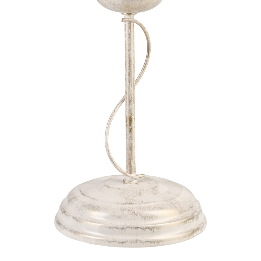 Lampă de masă ANTON 1xE14/60W/230V patină albă