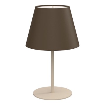 Lampă de masă ARDEN 1xE27/15W/230V bej/maro