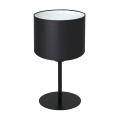 Lampă de masă ARDEN 1xE27/60W/230V d. 18 cm neagră/albă