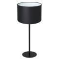Lampă de masă ARDEN 1xE27/60W/230V d. 25 cm neagră/albă