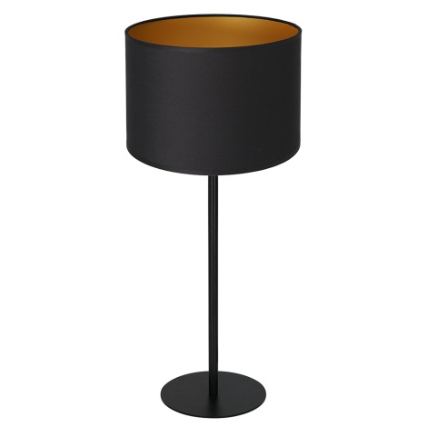 Lampă de masă ARDEN 1xE27/60W/230V d. 25 cm neagră/aurie