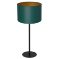 Lampă de masă ARDEN 1xE27/60W/230V d. 25 cm verde/auriu
