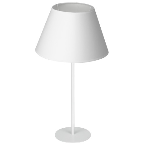 Lampă de masă ARDEN 1xE27/60W/230V d. 30 cm albă