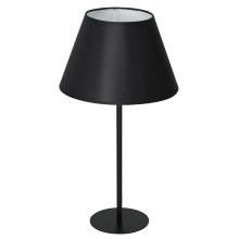 Lampă de masă ARDEN 1xE27/60W/230V d. 30 cm neagră/albă