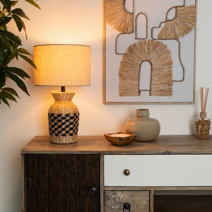 Lampă de masă Atmosphera MENA 1xE27/40W/230V zambilă de apă