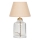 Lampă de masă AYD 1xE27/40W/230V bej/transparentă