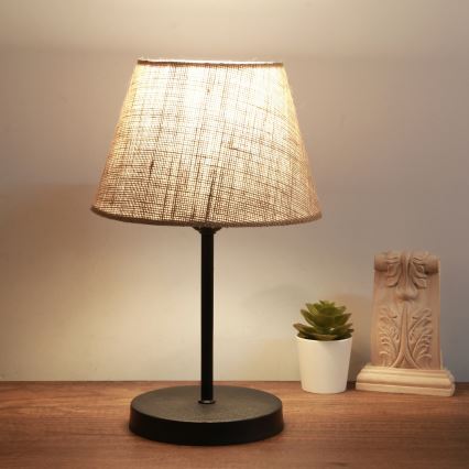Lampă de masă AYD 1xE27/40W/230V maro/negru
