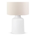 Lampă de masă AYD 1xE27/60W/230V bej/alb