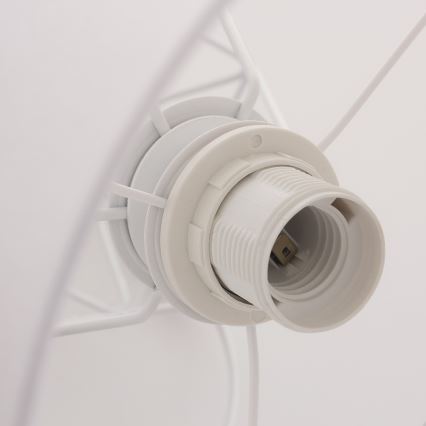 Lampa de masa BASKET 1xE27/60W/230V alb