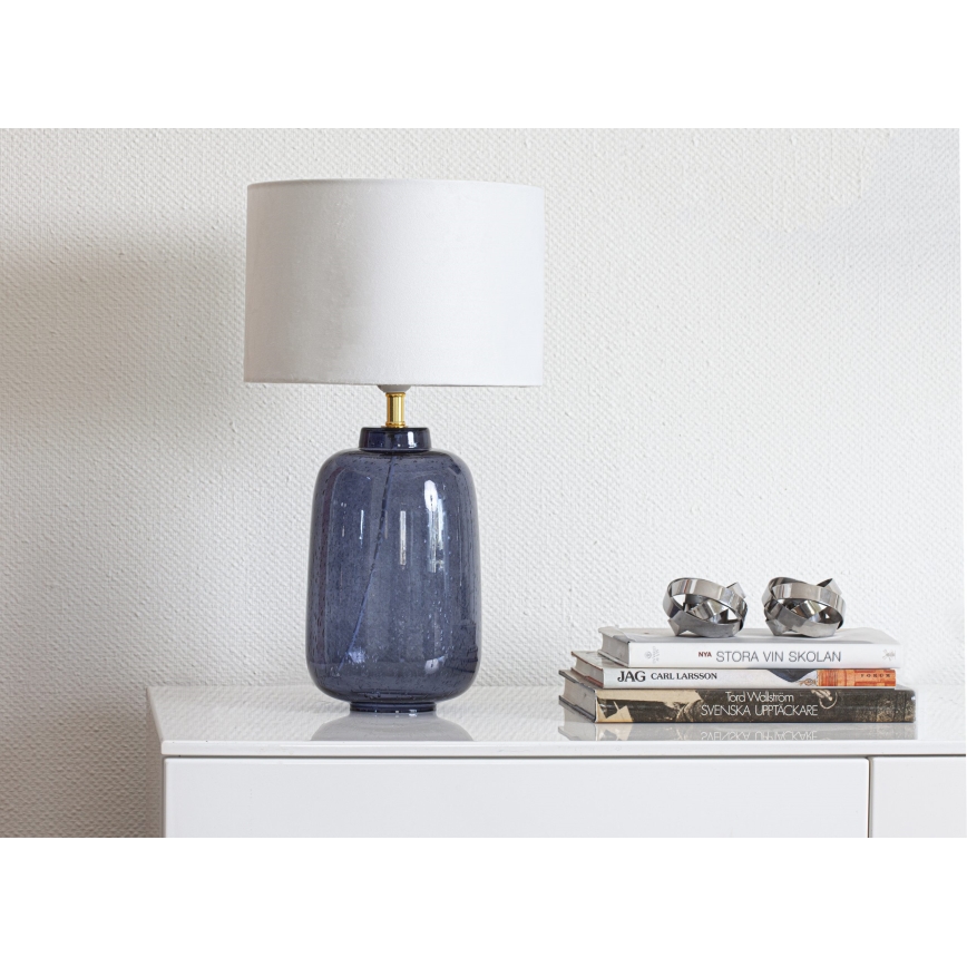 Lampă de masă Cottex BLAKE 1xE27/8W/230V, albastră