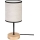 Lampă de masă BOHO, 1x E27, 25W, 230V, stejar